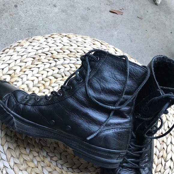 John Varvatos Chuck Taylor Bosey leatherBoots 8 - Picture 3 of 7